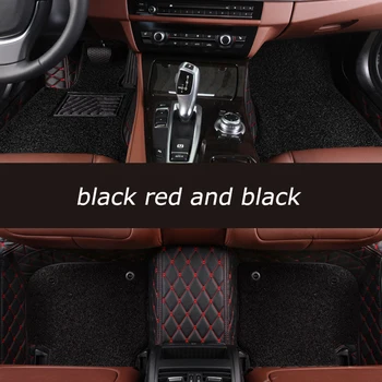 Kalaisike Vlastné auto podlahové rohože Pre Audi všetkých model A1 A3 A4 A5 A6 A7 A8 Q3 Q5 Q7 S3 S5 S6 S7 S8 R8 TT SQ5 SR4-7 auta styling