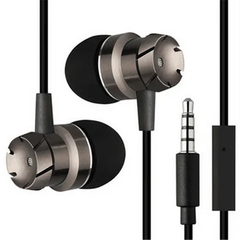 KALUOS 3,5 mm Potlačením Hluku In-Ear Slúchadlá S Mikrofónom Pre iPhone 4S, 5S 6 Plus Samsung S7 LG G3 Univerzálny Telefónne Slúchadlo
