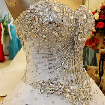 Kamienkami Luxusné Svadobné Šaty Kráľovskej Vestidos de Noiva Plus Veľkosť Čipky Nevesta Šaty 2018 Luk plesové Šaty, Svadobné Šaty Gothic