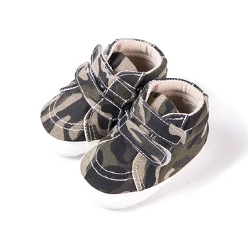 Kamufláž batoľa topánky farba novorodenca topánky pracky popruhu detská obuv baby boy a dievčatá topánky