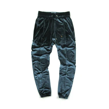 Kanye West Joggers Streetwear mužov a žien milovníkov Nohavice nadrozmerné hip hop pevné velvet voľné nohavice Plus Veľkosť S-XL