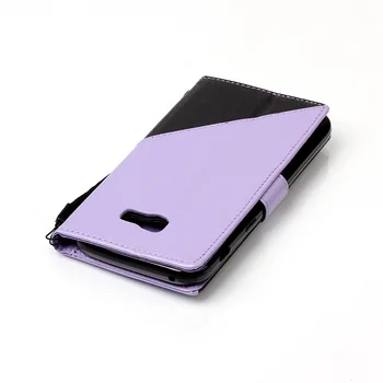 Karribeca Flip PU Kožené puzdro pre Samsung galaxy A3 2017 dual color peňaženky kryt samsung a3 2017 A320FL A320Y coque etui kryt