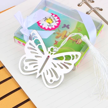 Kawaii Motýľ Kovové Záložku Kniha Kniha Tvorivé Položky Krásne kórejský Papiernictvo Darčekový Balíček