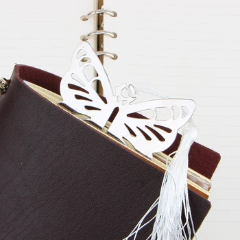 Kawaii Motýľ Kovové Záložku Kniha Kniha Tvorivé Položky Krásne kórejský Papiernictvo Darčekový Balíček