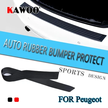 KAWOO Pre Peugeot 3008 5008 308 307 Bipper Boxer Pantner3 Gumy Zadný Kryt Nárazníka Chrániť Výbava Kryt Prahu Mat Pad Auto Styling