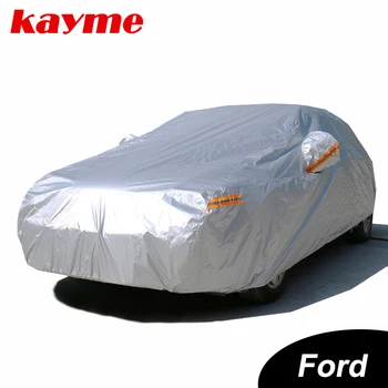 Kayme nepremokavé auto zahŕňa vonkajšie slnečné ochranný kryt pre auto pre ford mondeo focus 2 3 fiesta ford kuga ecosport explorer ranger