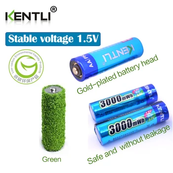 KENTLI 4pcs 1,5 v aa 3000mWh Nabíjateľná Li-ion Li-polymer Lithium batéria + 4 sloty AA AAA lítium li-ion Smart Nabíjačky