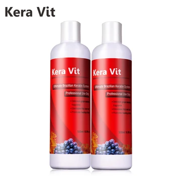 Kera Vit 2*500 ml Brazílsky Keratín Keratínu Narovnanie Vlasov Produkt 5% formadehyde