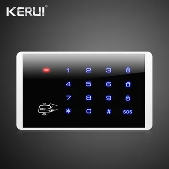 Kerui K16 Bezdrôtové RFID Dotyková Klávesnica Pre Wifi PSTN sieťach GSM Domov, Alarm Systém, Bezpečnostný Systém, 433MHz