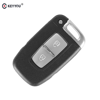 KEYYOU Keyless Entry Fob Kryt 2 Tlačidlá Diaľkového Tlačidlo Smart Card púzdro vhodné Pre Hyundai Genesis Coupe Sonáta