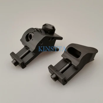 KINSTTA Taktické AR 15 Predné Zadný Pohľad 45-Stupeň Rýchly Prechod BUIS Zálohy Železa Pohľad Fit 20 mm Picatinny Rail
