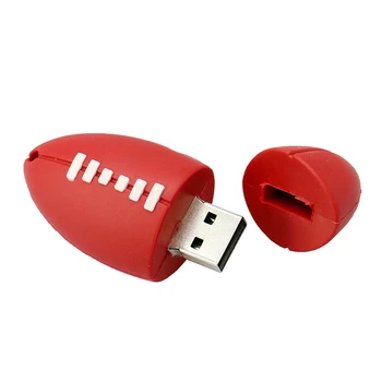 Kl ' úč Futbal USB kľúč 8 GB 16 GB 32 GB, 64 GB Cartoon Basketbal Flash USB 2.0 Flash Pamäť, Disk 128GB Pero Jednotky
