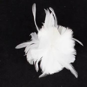 Klasická farba fascinator pokrývku hlavy farebné oka pierko kvet strana zobraziť vlasy klip príslušenstvo millinery koktail klobúky MYQ099