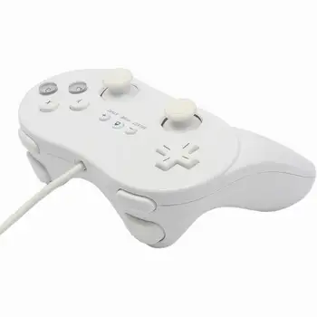 Klasické Káblové Herný Ovládač Remote Pro Gamepad Šok Pre Nintendo Wii