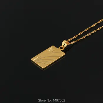 Klasické Prívesok / Zlatá Farba Módne Šperky kocka Prívesok Náhrdelník Veľkoobchod Islam Žien/Mužov Darček