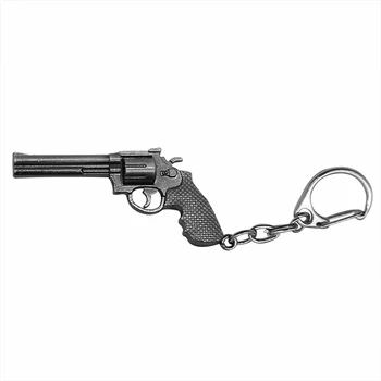 Klasický strieľačka Zbraň Prívesok Keychain Submachine Stroj Sniper Revolver Zbraň AK 47 & M16 & Desert Eagle Charms Keyring Mužov