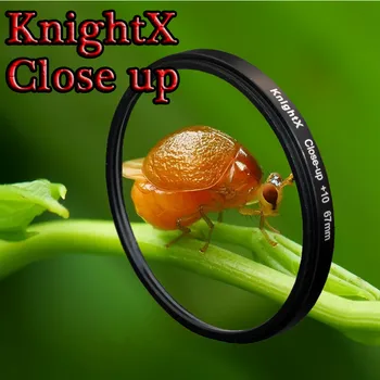 KnightX 52mm 58mm 67mm Makro Close-Up 10 Objektív Filter Pre Sony A33 A35 A55 A65 s 18-55mm Petal Kvet clona Filter Auta