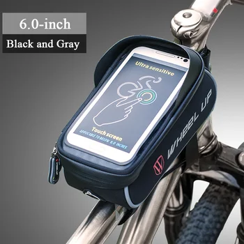 KOLIESKOM NAHOR Cyklistické tašky Rainproof Vpredu na Zips, Taška na Bicykel MTB Dotykový Telefón Tašky Vodotesný GPS Cyklistické Puzdro na bicykli príslušenstvo
