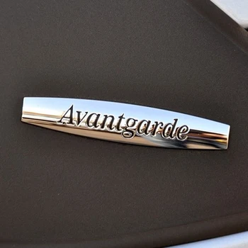 Kovové Avantgarde Auto Blatník Strane Znak, Odznak Odtlačkový Zadný Nárazník batožinového priestoru Nálepka pre Mercedes-benz Mercedes Benz Auto Styling