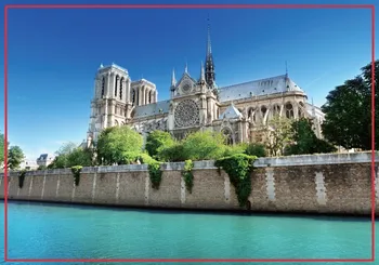 Kovové Balené Magnety Doprava Zadarmo 78*54 mm Notre Dame de Paris Pevné Darček 20169 Turistickej Oblasti Darček