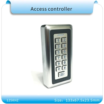 Kovové puzdro 125KHZ Elektronické RFID Blízkosti Vstupných Dverí Zamky Prístupový Systém s 10pcs crystal keyfobs