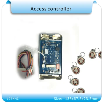 Kovové puzdro 125KHZ Elektronické RFID Blízkosti Vstupných Dverí Zamky Prístupový Systém s 10pcs crystal keyfobs