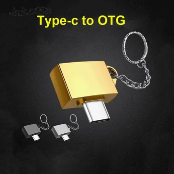 Kovové Typ C OTG Typ-C, USB OTG 2.0 Konektor Adaptéra Mužov a Žien Adaptér s prívesok na Telefón Gamepad Klávesnica Myš