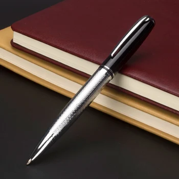 Kovový Roller guličkové Pero, Luxusné Guľôčkové Pero pre Podnikanie Písanie Darček Kancelárske Školské potreby Čierne Atramentové Náplne