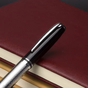 Kovový Roller guličkové Pero, Luxusné Guľôčkové Pero pre Podnikanie Písanie Darček Kancelárske Školské potreby Čierne Atramentové Náplne