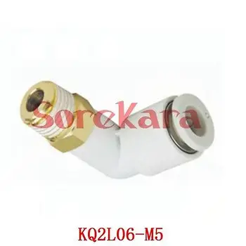 KQ2L06-M5 One-Touch Montáž Push V Mužskej Koleno Konektor Platné Trubice O. D. 6 mm Port Veľkosť M5 x 0.8 KQ2L06M5 SMC Typ