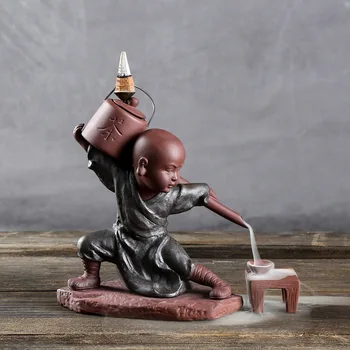 Kreatívne Dehua Keramické Fialová Hliny Kung Fu Mních Čaj Hrniec Späť Prietok Kadidlo Horák Čaj Izba Umelecké Dekoratívne Ozdoby Priateľ Dary