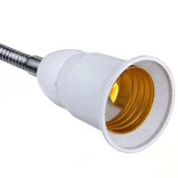 Krásny Dizajn E27 Na E27 60 CM Dĺžka Flexibilné Rozšírenie Rozšírenie LED Svetlo, Žiarovka, Žiarivka Základňu Držiaka Skrutku Pätice Adaptéra Konvertor