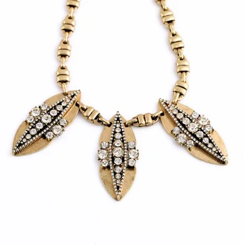 Krídlo Yuk Tak, Predaj Rastlín Maxi Náhrdelníky Collier Collares Crystal Leaf Módy Náhrdelník Prívesok Charm Dizajn Šperky