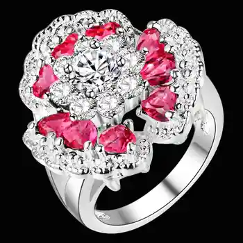 Krúžky 925 Módne Šperky darček prstene pre ženy, mužov najpredávanejšie veľkoobchod doprava zdarma strieborný GY-AR777