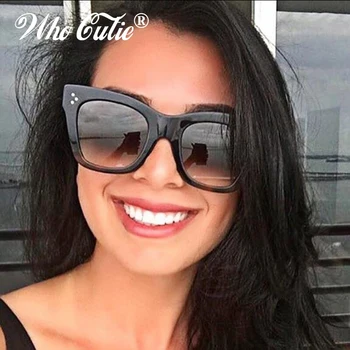 KTO CUTIE 2018 Cat Eye slnečné Okuliare Ženy Superstar Kim Kardashian Retro Vintage Horúce Lúče Cateye Slnečné Okuliare Odtiene oculos OM329