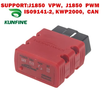 KUNFINE KW902 ELM327 Bluetooth 3.0 ODB2 II Diagnostický Kód Skener, Čítačka Špeciálne pre Android Telefónu Windows PC Scan Nástroj