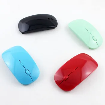 KuWFi Bluetooth 2.4 G Wireless Mouse S USB Prijímač Candy Farby, Módne Ultra Tenký Mini Počítača, Myš Notebook Notebook Ploche