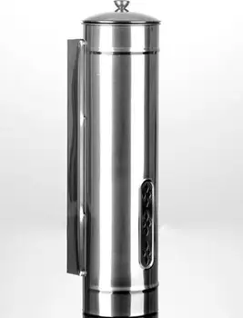 Kvalita zásobník Vody SS201 nehrdzavejúcej ocele jednorazové držiak 34xD8.5cm leštené nádrž
