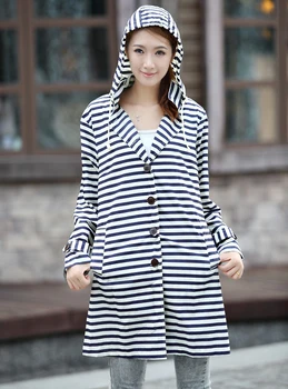 Kvalitná vodotesný skladacia dlho polyester pvc daždi kabát pršiplášť s kapucňou módne oblečenie žien