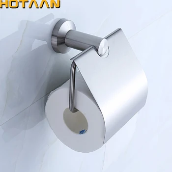 Kvalitné Pevné SUS 304# Nehrdzavejúcej Ocele Satin Nikel WC, Toaletného Papiera Držiak na Wc Tkaniva Roll Držiteľ Vešiak YT-10392