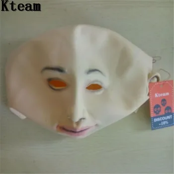 Kvalitný Prírodný Latex Lady Ľudských Maska crossdress ženy maska realistické silikónové strany Ženy maska na Tvár Masku, Cosplay šaty