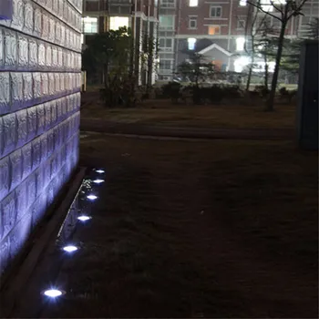 Kvalitný Solárny 3 LED Pochovaný na Čítanie Svetlo Vonkajšie Ceste v Záhrade Pod Zem Podlaha Jednoduchá inštalácia