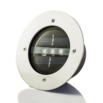 Kvalitný Solárny 3 LED Pochovaný na Čítanie Svetlo Vonkajšie Ceste v Záhrade Pod Zem Podlaha Jednoduchá inštalácia