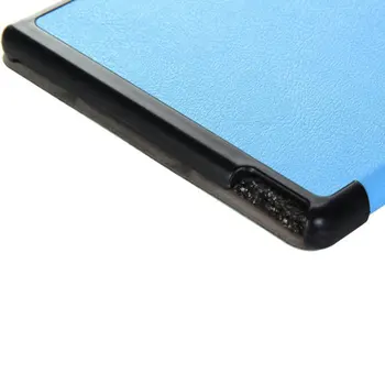 Kvalitný Stojan Foliding Flip Smart PU Kožené Cover obal pre Sony Xperia Z3 8.0 palcový Tablet +Zadarmo Screen Protector+Stylus Pen