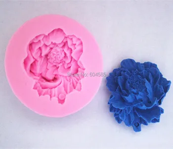 Kvet 3D silikónové fondant tortu formy na mydlo čokoláda plesne kuchyni pečenie Sugarcraft FM180