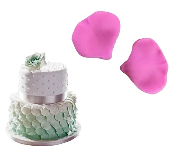 Kvet pivónia veiner fondant silikónové formy sugarcraft textúrou tortu formy kvet silikónové cake zdobenie DIY plesní