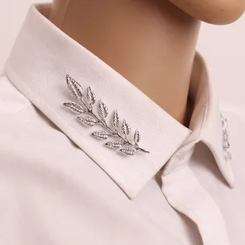 Kórejský šperky vietor retro strom mužov a žien univerzálny brošňa leaf tričko vyhovovali golier veľkoobchod Kolíky A Brošne Klopě Pin