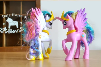 Kôň Hračky Twilight Sparkle Princezná Celestia Dúha Unicorn Pinkie Pie Princezná Luna Model Obrázok Hračky, Bábiky Pre Deti Darček