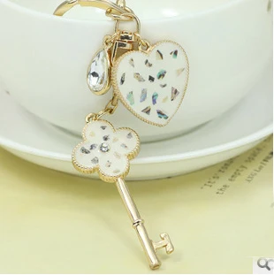 Kľúčový prívesok keychain/kórejský luxusné šperky taška charms/chaveiro carro/llaveros ženy/porte clef štrasom/trinket na kľúč/darček