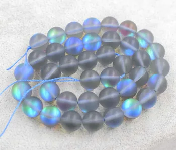Labradorit quartz kolo black voľné korálky na výrobu šperkov náhrdelník 14inch FPPJ veľkoobchod